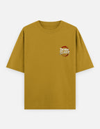 Mustard yellow t-shirt with 'Demon Slayer' logo on a white background